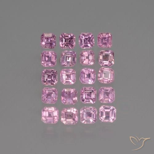 Rosado muy claro Zafiro Gema - 0.1ct Forma octagonal (ID: 435101)