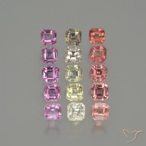 Multicolor Zafiro Gema - 0.2ct Forma octagonal (ID: 435291)