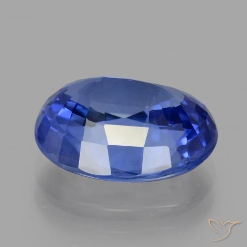 Sapphire Gemstone in 12 x 10 mm (calibrated) Size for Sale, Sapphire Stone in Cornflower Blue Color
