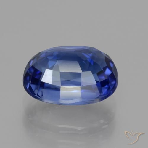 Sapphire Gemstone in 9 x 7 mm (calibrated) Size for Sale, Sapphire Stone in Royal Blue Color