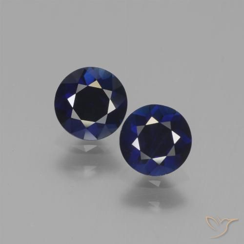 1.11ctw Natural Twilight Blue Sapphire, Round, VS