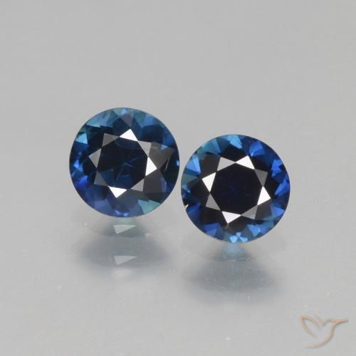 1.14 ct Blue Sapphire, 5 mm Diamond Cut From Madagascar, Photo A