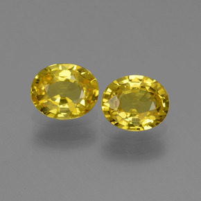 1.6ct Oval Facet Yellow Golden Sapphire for sale thumb image of 1.6ct Oval Facet Yellow Golden Sapphire (ID: 443543)