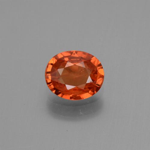Ámbar naranja Zafiro Gema - 0.8ct Forma ovalada (ID: 443736)