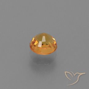 Sapphire Gemstone in 5 mm (calibrated) Size for Sale, Sapphire Stone in Gold Color