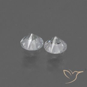 Sapphire Gemstones in 4.3 mm Size for Sale, Sapphire Stones in White Color