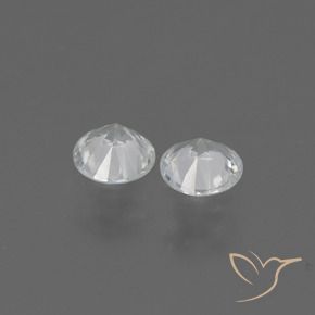 Sapphire Gemstones in 4.3 mm Size for Sale, Sapphire Stones in White Color