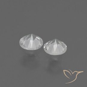 Sapphire Gemstones in 4.3 mm Size for Sale, Sapphire Stones in White Color