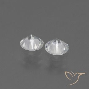 Sapphire Gemstones in 4.5 mm (calibrated) Size for Sale, Sapphire Stones in White Color