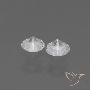 Sapphire Gemstones in 4.3 mm Size for Sale, Sapphire Stones in White Color
