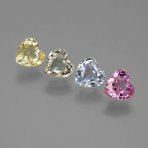 0.6ct Heart Facet Multicolor Sapphire for sale thumb image of 0.6ct Heart Facet Multicolor Sapphire (ID: 444363)