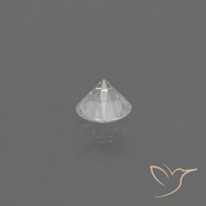 Sapphire Gemstone in 4.3 mm Size for Sale, Sapphire Stone in White Color