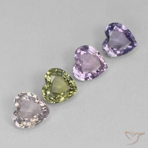 2.93 ct Heart Cut Sapphire, 5.6 x 5.5 mm From Tanzania, Photo A