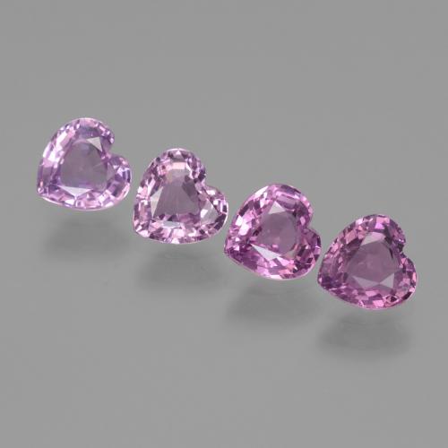 0.5ct Heart Facet Pink Sapphire Gem for sale 0.5ct Heart Facet Pink Sapphire Gem (ID: 444664)