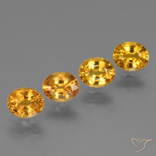 2.91ctw Natural Dark Orange-Gold Sapphire, Oval, VS