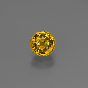 0.7ct Round Facet Golden Yellow Sapphire for sale thumb image of 0.7ct Round Facet Golden Yellow Sapphire (ID: 444835)