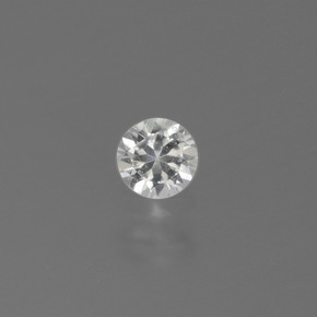 Weiß Saphir Edelstein - 0.4ct Diamanten-Schliff (ID: 444865)