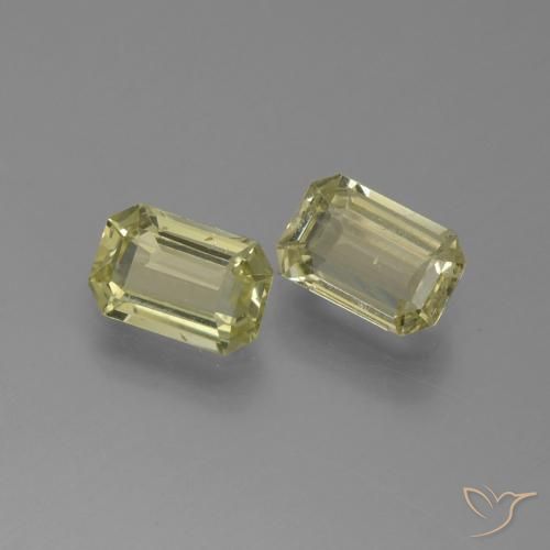 1.23 ctw Yellow Sapphire Stones, Natural Sapphire in Octagon Facet Shape for Sale