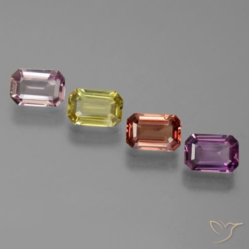 2.58 ct Octagon Cut Sapphire, 6.1 x 4.1 mm From Tanzania, Photo A