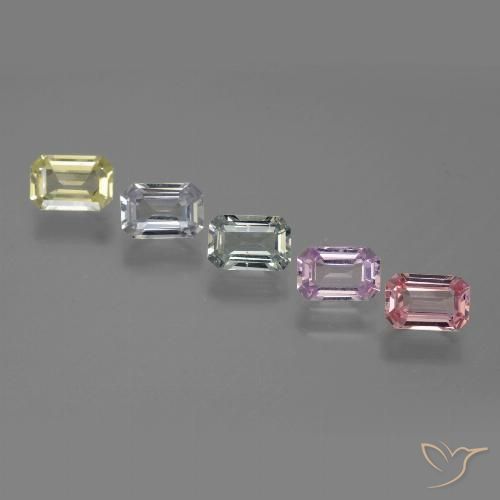 3.23 ct Octagon Cut Sapphire, 6 x 4 mm From Tanzania, Photo A