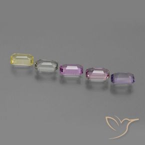 Sapphire Gemstones in 6 x 4 mm (calibrated) Size for Sale, Sapphire Stones in Multicolor Color