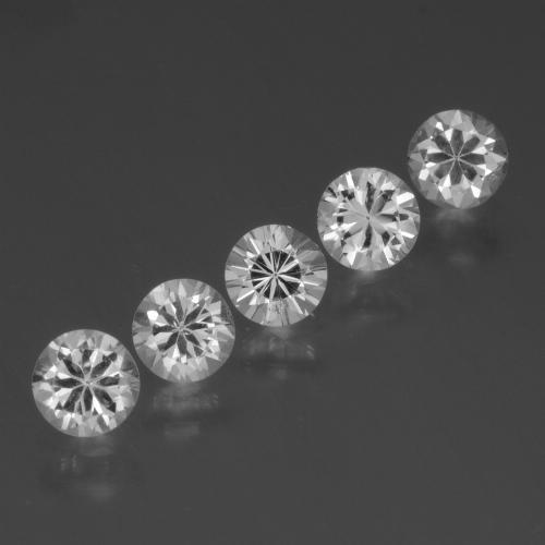 Blanco Zafiro Gema - 0.4ct Corte Diamante (ID: 444920)