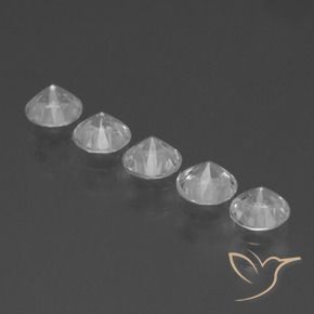 Sapphire Gemstones in 4.2 mm Size for Sale, Sapphire Stones in White Color