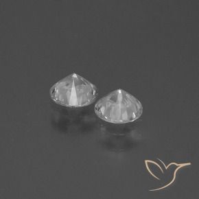 Sapphire Gemstones in 4.4 mm Size for Sale, Sapphire Stones in White Color