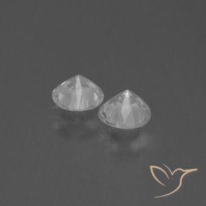 Sapphire Gemstones in 4.5 mm (calibrated) Size for Sale, Sapphire Stones in White Color