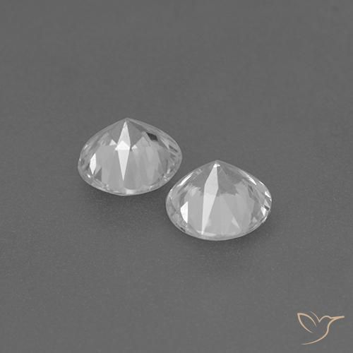 Sapphire Gemstones in 4.5 mm (calibrated) Size for Sale, Sapphire Stones in White Color