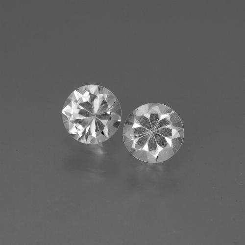 White Sapphire Gem - 0.4ct Diamond-Cut (ID: 445164)