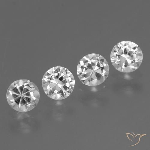 Blanco Zafiro Gema - 0.5ct Corte Diamante (ID: 445211)