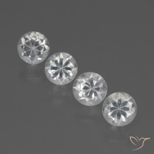 White Sapphire Gem - 0.4ct Diamond-Cut (ID: 445272)
