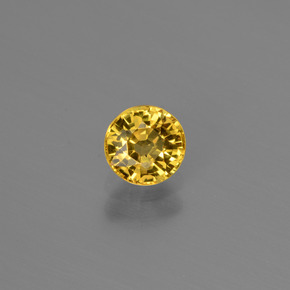 Amarillo púrpura Zafiro Gema - 0.7ct Faceta Redonda (ID: 445311)