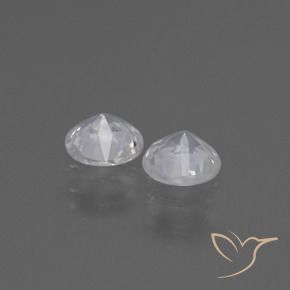 Sapphire Gemstones in 4.5 mm (calibrated) Size for Sale, Sapphire Stones in White Color