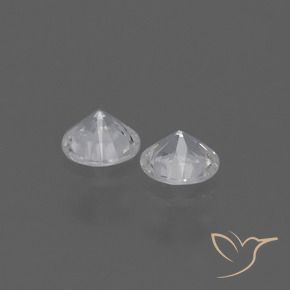 Sapphire Gemstones in 4.5 mm (calibrated) Size for Sale, Sapphire Stones in White Color