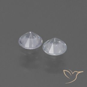 Sapphire Gemstones in 4.5 mm (calibrated) Size for Sale, Sapphire Stones in White Color