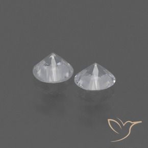 Sapphire Gemstones in 4.5 mm (calibrated) Size for Sale, Sapphire Stones in White Color
