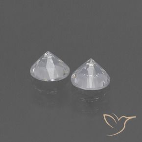 Sapphire Gemstones in 4.5 mm (calibrated) Size for Sale, Sapphire Stones in White Color