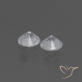 Sapphire Gemstones in 4.5 mm (calibrated) Size for Sale, Sapphire Stones in White Color