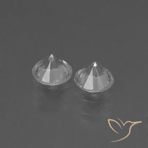 Sapphire Gemstones in 4.5 mm (calibrated) Size for Sale, Sapphire Stones in White Color