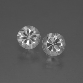 Blanco Zafiro Gema - 0.5ct Corte Diamante (ID: 445358)