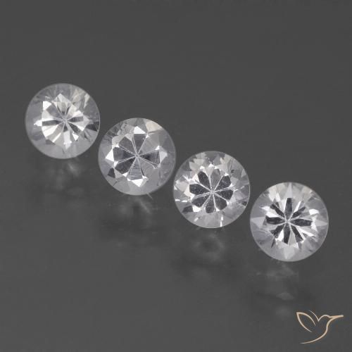 White Sapphire Gem - 0.5ct Diamond-Cut (ID: 445375)