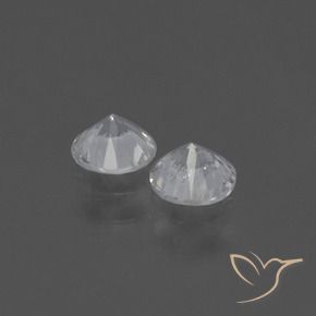 Sapphire Gemstones in 4.5 mm (calibrated) Size for Sale, Sapphire Stones in White Color