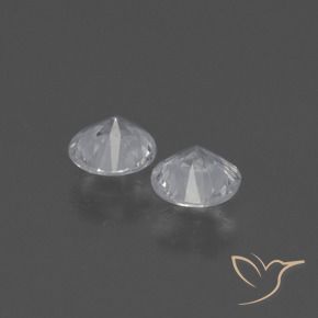 Sapphire Gemstones in 4.5 mm (calibrated) Size for Sale, Sapphire Stones in White Color