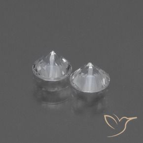 Sapphire Gemstones in 4.5 mm (calibrated) Size for Sale, Sapphire Stones in White Color