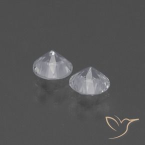 Sapphire Gemstones in 4.5 mm (calibrated) Size for Sale, Sapphire Stones in White Color