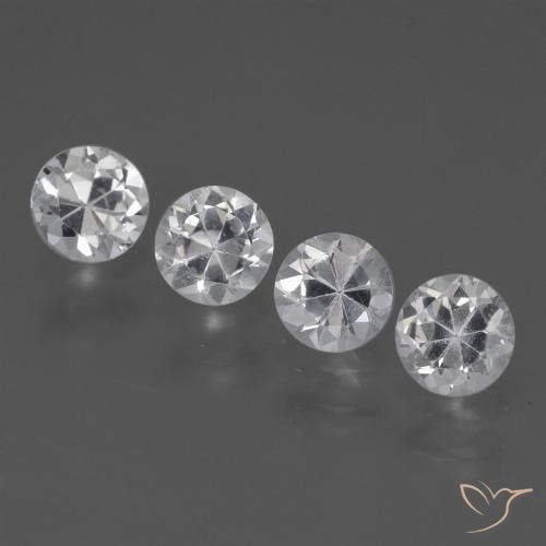 Blanco Zafiro Gema - 0.5ct Corte Diamante (ID: 445461)