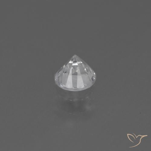 Sapphire Gemstone in 4.5 mm (calibrated) Size for Sale, Sapphire Stone in White Color