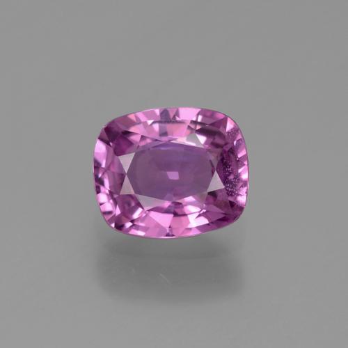 Deep Pinkish Purple Сапфир Камень - 1.3ct Огранка Подушечка (ID: 447672)